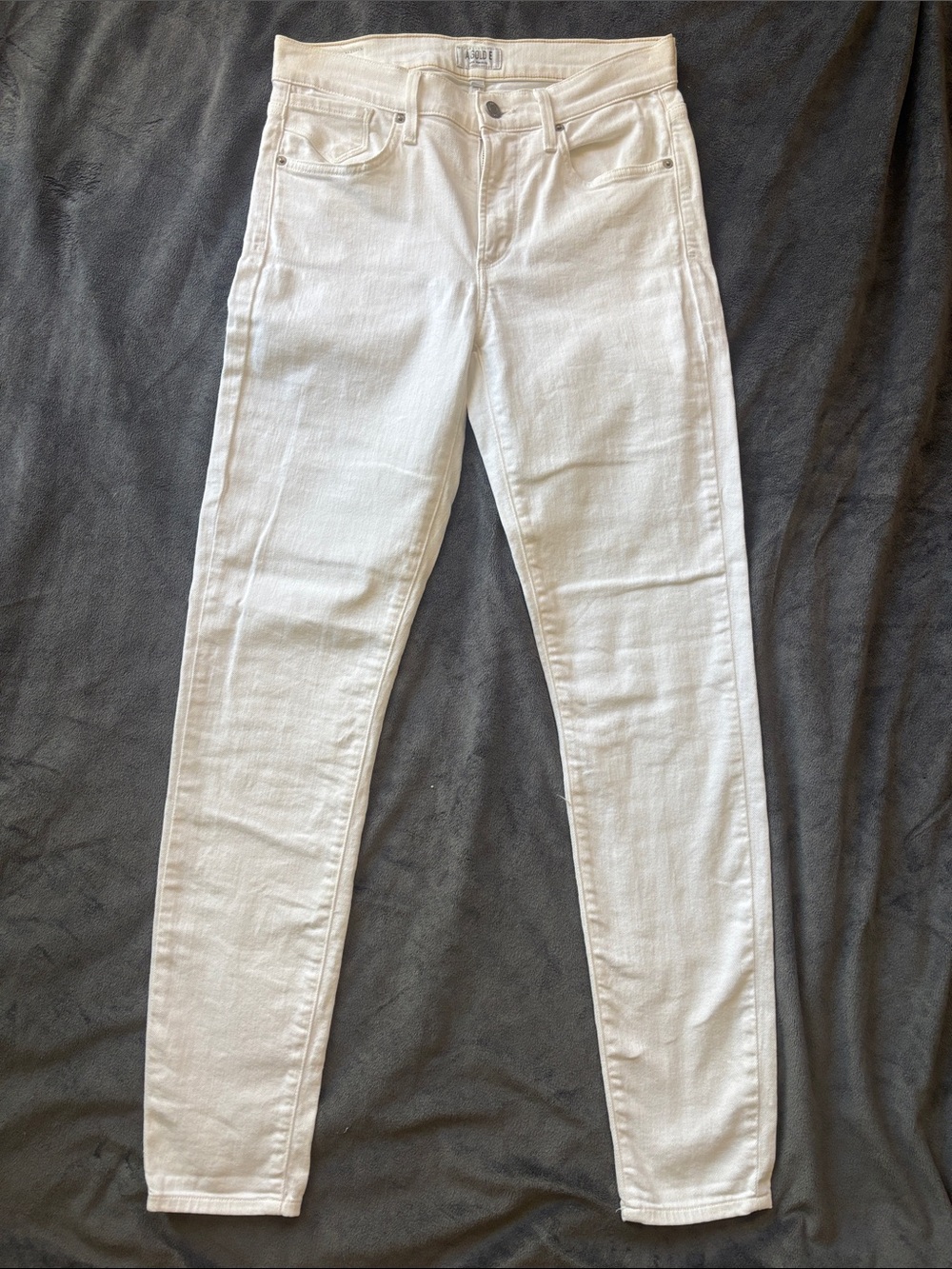 White High-Rise Skinny Jeans - Women